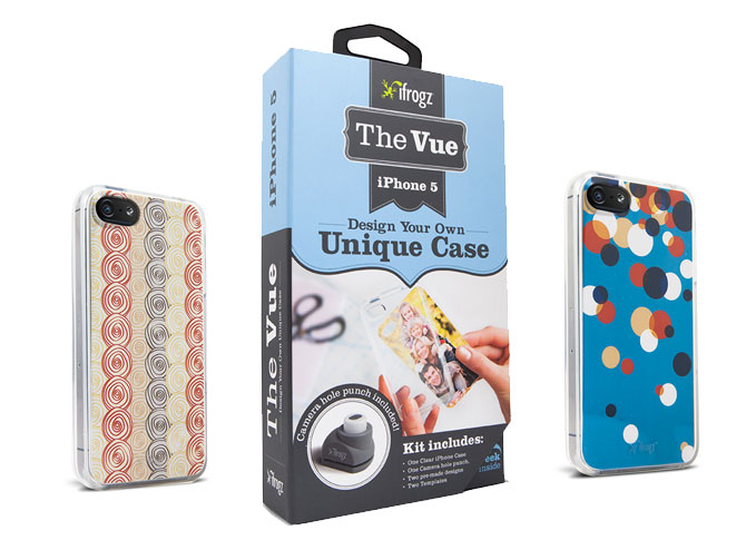 IFROGZ The Vue Gel Case with a Customising Kit για iphone 5/5s Clear IP5-VUE